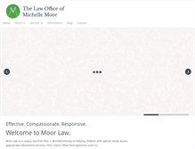 Tablet Screenshot of michellemoor.com